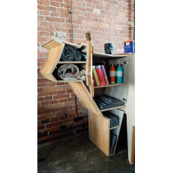 krowa_sklejka Kredens KROWA - drewno sklejka King Home