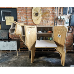 krowa_sklejka Kredens KROWA - drewno sklejka King Home