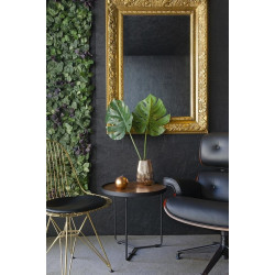 2313_90_120_GOLD Lustro wiszące ANTIQUE GOLD 90x120 King Home