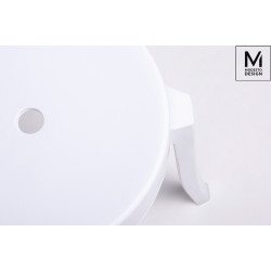 C1070.WHITE MODESTO stołek CALMAR 46 biały - polipropylen King Home