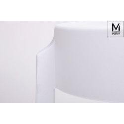 C1070.WHITE MODESTO stołek CALMAR 46 biały - polipropylen King Home