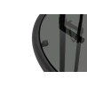 GT-08_BLACK Stolik GREY czarny - metal, szkło King Home