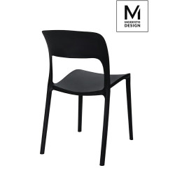 C1028.BLACK MODESTO krzesło ZING czarne - polipropylen King Home