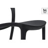C1028.BLACK MODESTO krzesło ZING czarne - polipropylen King Home