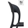 C1028.BLACK MODESTO krzesło ZING czarne - polipropylen King Home