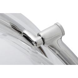 JH-200-2.13W Fotel BUBBLE STAND 2 poduszka atramentowa - akryl, chrom, wełna King Home