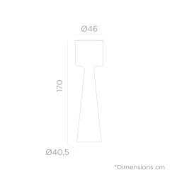 LUMGC170WLNW NEW GARDEN lampa ogrodowa GRACE 170  BATTERY biała King Home