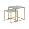 0000075635 ACTONA zestaw stolików ALISMA marmur - szkło, metal King Home