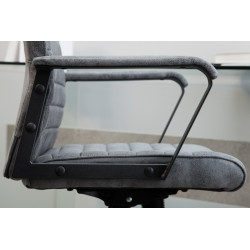 37076 INVICTA fotel biurowy LAZIO HIGH szary King Home