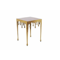 40639 INVICTA stolik kawowy LIQUID LINE S 44 złoty - metal King Home