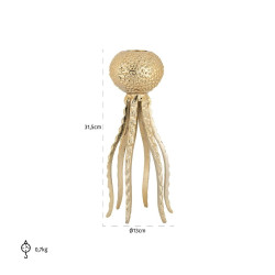 -KA-0094 RICHMOND świecznik DEX złoty King Home