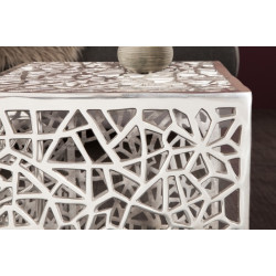 38965 INVICTA zestaw stolików ABSTRACT srebrny - aluminium King Home